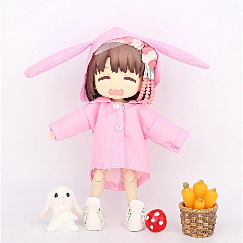 Doll Clothes Accessories for OB11 Baby Clothes 1/12 BJD Doll Animal Windproof Raincoats Kits Festival Gift 1pcs - 3