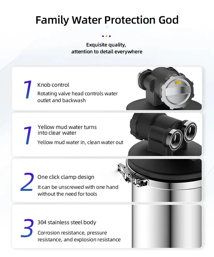 DIVEDEER 6000L Ultrafiltrations-Wasserreiniger, externer Druck, Rückspülung, 0,01 Mikron, hochpräzise Filtration für sauberes Wasser – Detail 11