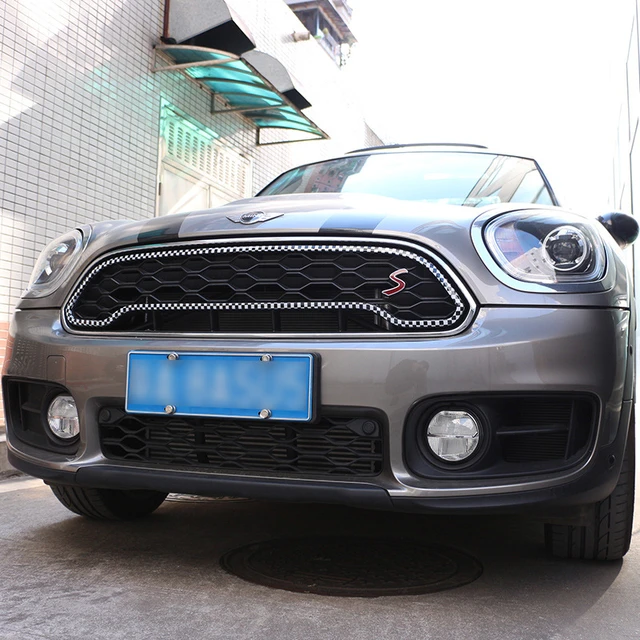 Für Mini Cooper Lands mann F60 Autozubehör Frontgrill Dekoration Rahmen  Kühlergrill dekorative Abdeckung Landmann Außen verkleidung - AliExpress