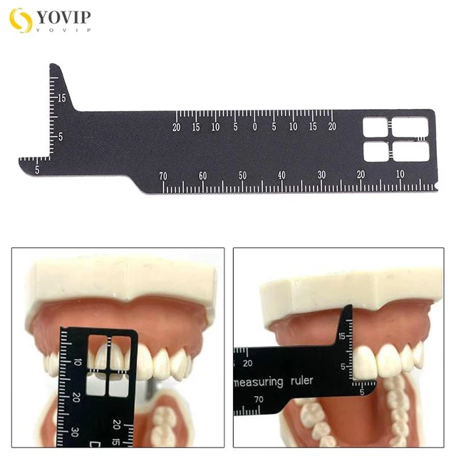 Dental Precision Measuring Ruler Span Measure Scale Endodontic Instrum