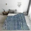 Ndop Cameroon West African Textile Blankets Fleece Warm Sofa Throw Blankets For Couch Bedding Office Throws Bedspread Quilt 4