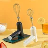 Electric Egg Beater Food Whisk Handheld Rechargeable 3 Speeds Egg Beater Baking Dough Cake Cream Mixer Kitchen Cooking Tools 4
