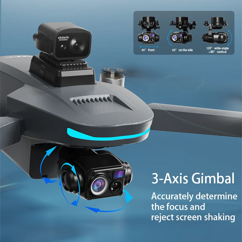 Drone L200 Plus MAX GPS con giunto cardanico a 3 assi professionale 4K HD fotocamera FPV droni opzionale per evitare ostacoli RC Quadcopter giocattoli - Image 4
