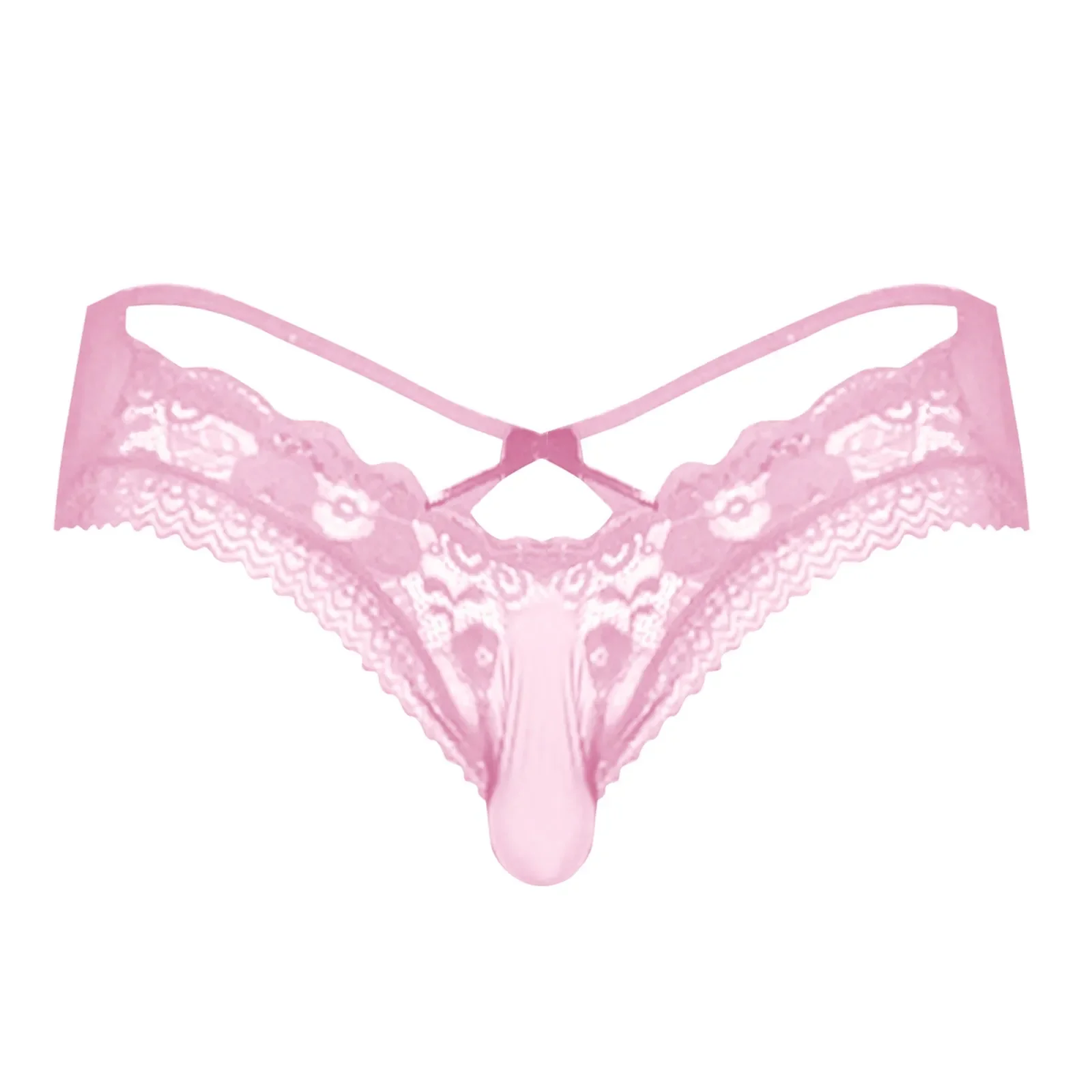 

Эротические трусы с заниженной талией, кружевные мужские трусы, сетчатые трусы, Молодежные однотонные мужские Клубные трусы, нижнее белье, трусики