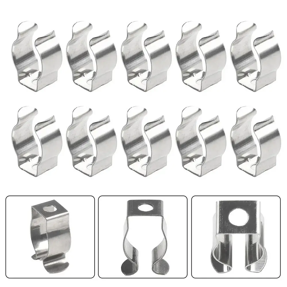 WOOWAIR 50 Pezzi Segno Esposizione Clip, Clip per Etichette Rotanti in Plastica, Clip Merce Segni di Prezzo, Clip Segno Supporto del Basamento, Clip Chiaro Porta Cartello in Plastica Doppio, Nero