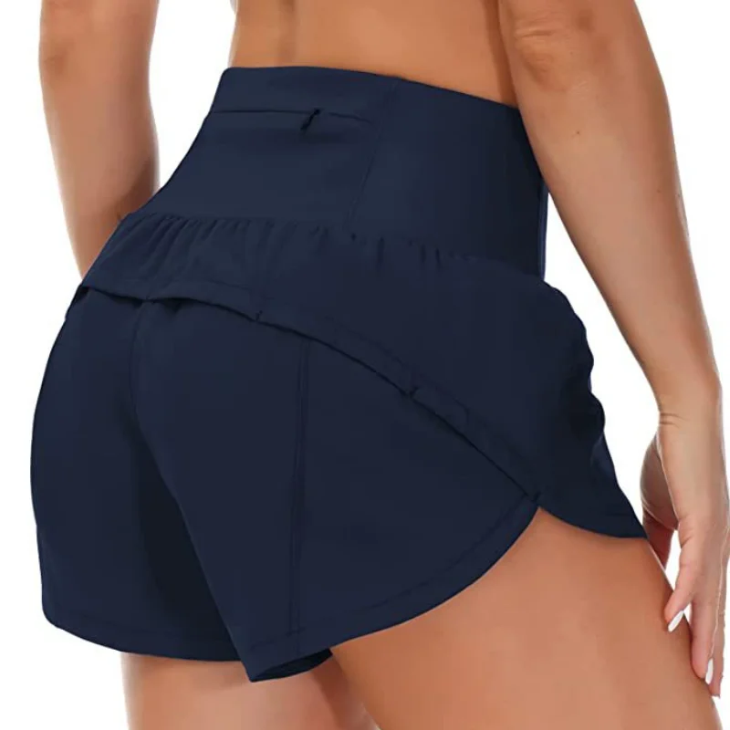 High Waist Push Up Fitness Sport Shorts for Women Yoga Tennis Wear Cycling Runing Bike Pocket Gym Short Outfit Workout Clothing sports shorts running shorts yoga shorts workout shorts seamless shorts