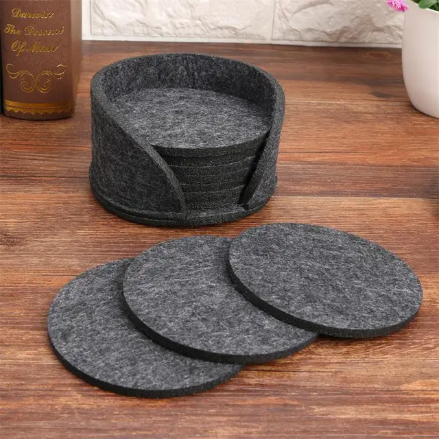 Round Felt Drink Coasters 2