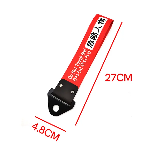 Corda Da Traino Decorativa Per Auto - Blu O Rosso - Stile Racing - Adesivo Universale - Paraurti - Foto 9