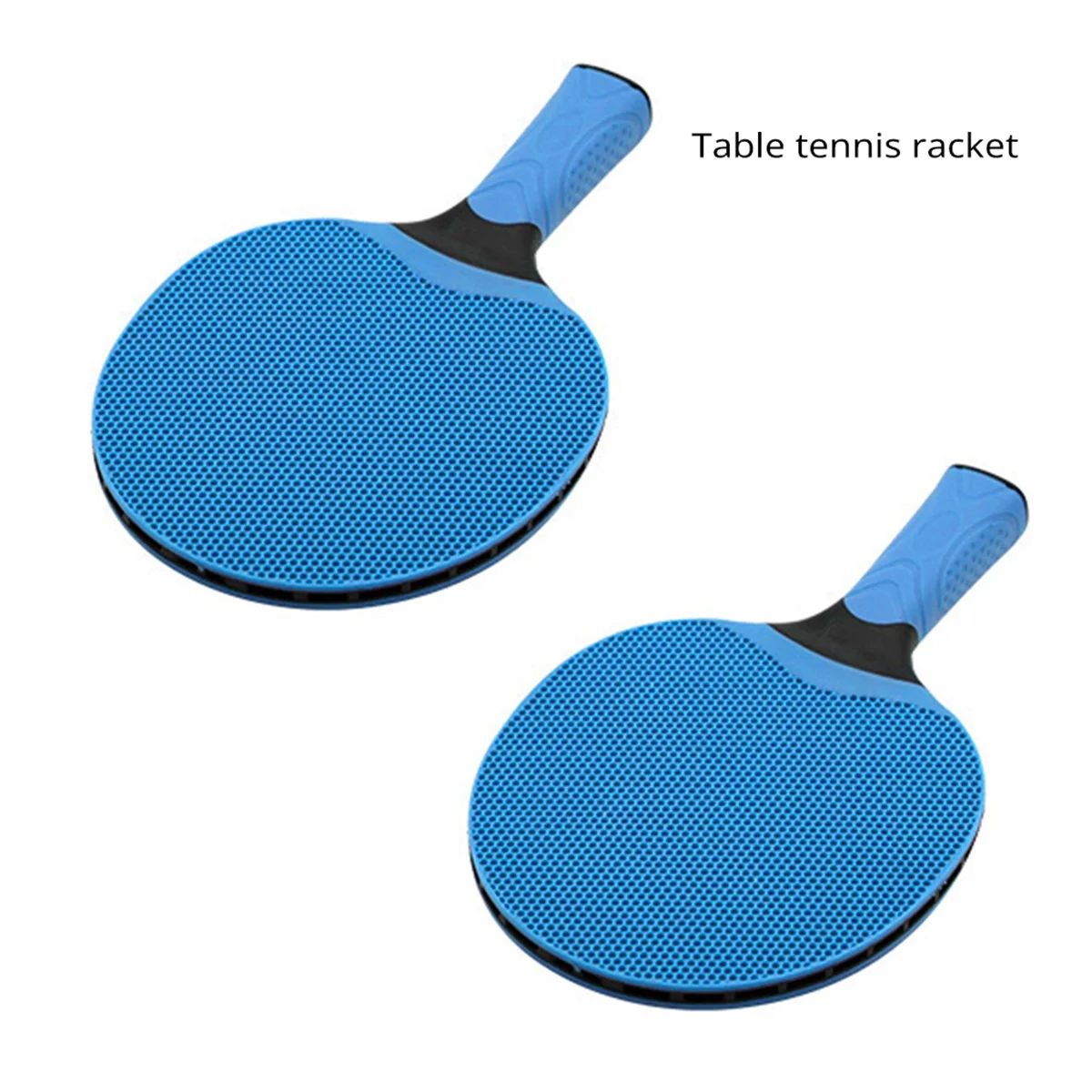BAAU Sports Goods Silicone Multi-Color Table Tennis Rackets Suitable for Beginners in Training and Competition Blue
