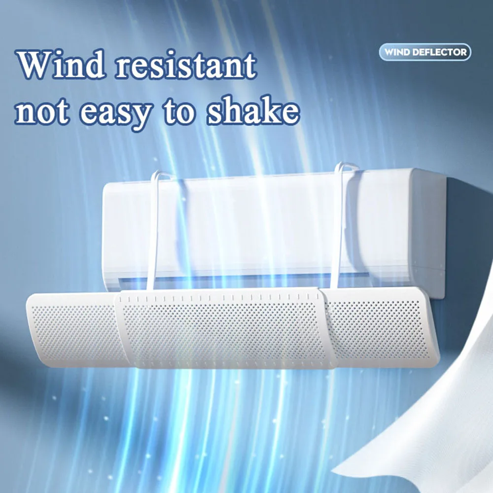 Avoid Punch Wind Deflector Straight Blow Outlet Wall-mounted Air Conditioning Deflector Scalable Universal air conditioner wind deflector air conditioning wind deflector air conditioning baffle