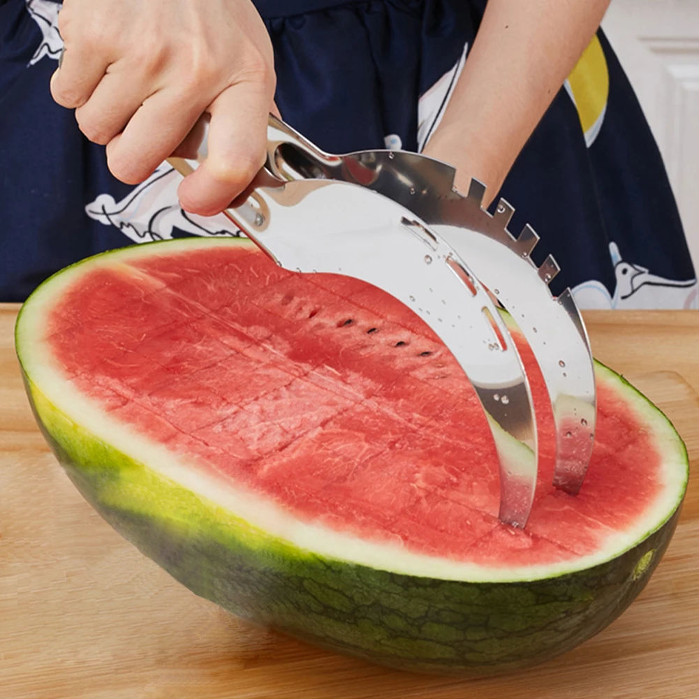 Coltello per affettare artefatto di anguria coltello in acciaio  inossidabile 304 strumenti per frutta e verdura Clip per anguria accessori  da cucina| | - AliExpress