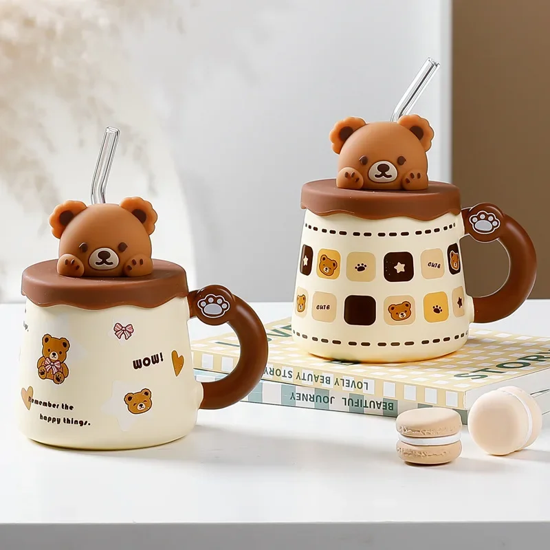Cute and Wow Bear Mugs