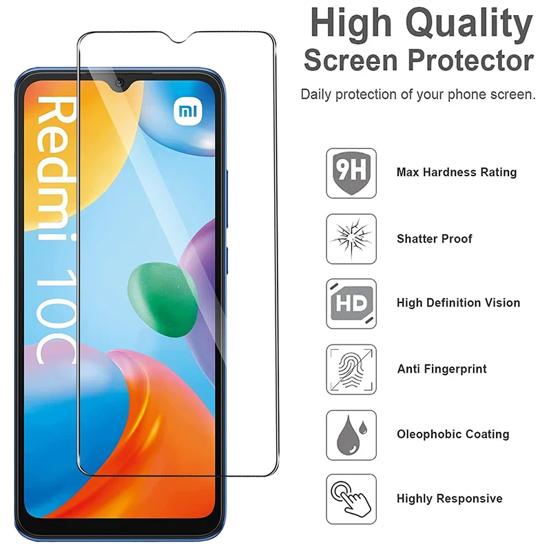Premium 4-Pack Tempered Glass Screen Protector Set