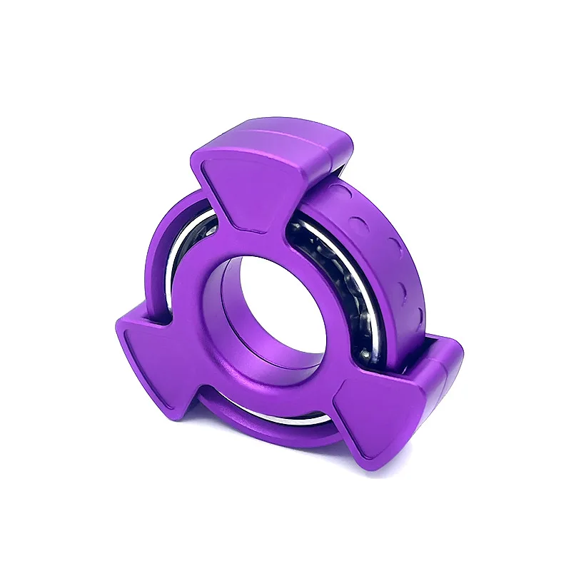 Fidget Spinner Metal Roller Ring For Stress Relief Desk Toy_voghion.com
