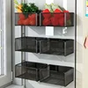 Magnetic Basket Organizer Holder for Fridge Magnetic Storage Bin Box Containers for Refrigerator Whiteboard Classroom 3