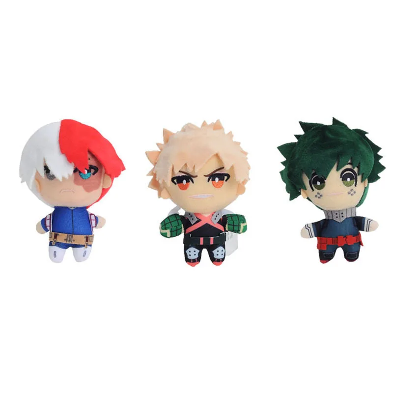 

My Hero Academia Plush Dol Anime Izuku Midoriya Katsuki Bakugou Shouto Todoroki Plush Pendant Toy Soft Plush Doll Gift