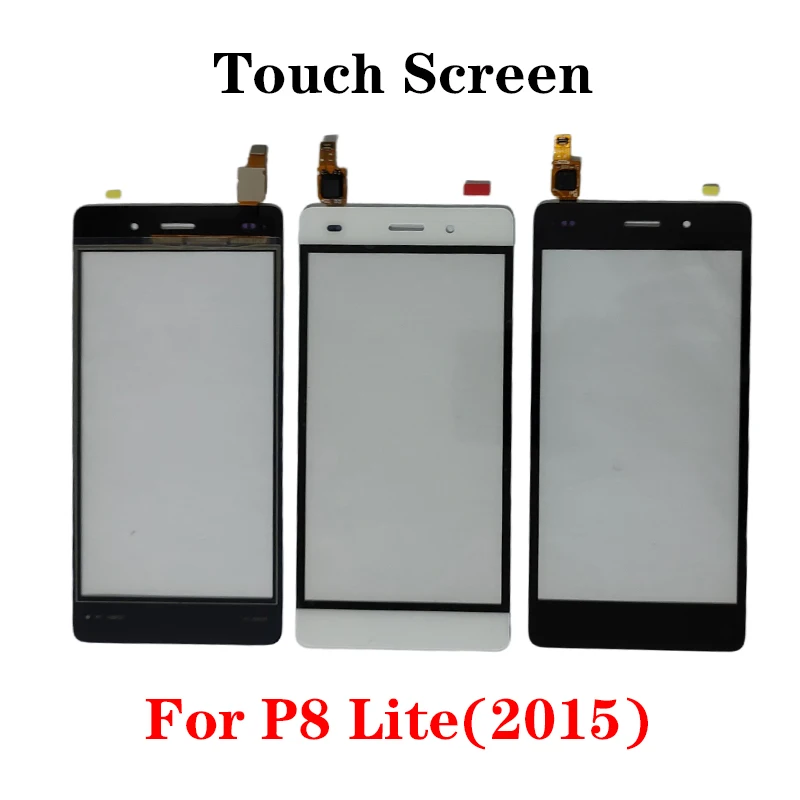 화웨이 P8 P9 P20 Lite 2015 2017 P Smart 2018 외부 스크린 디지타이저 센서 터치 패널 LCD 디스플레이 전면 유리