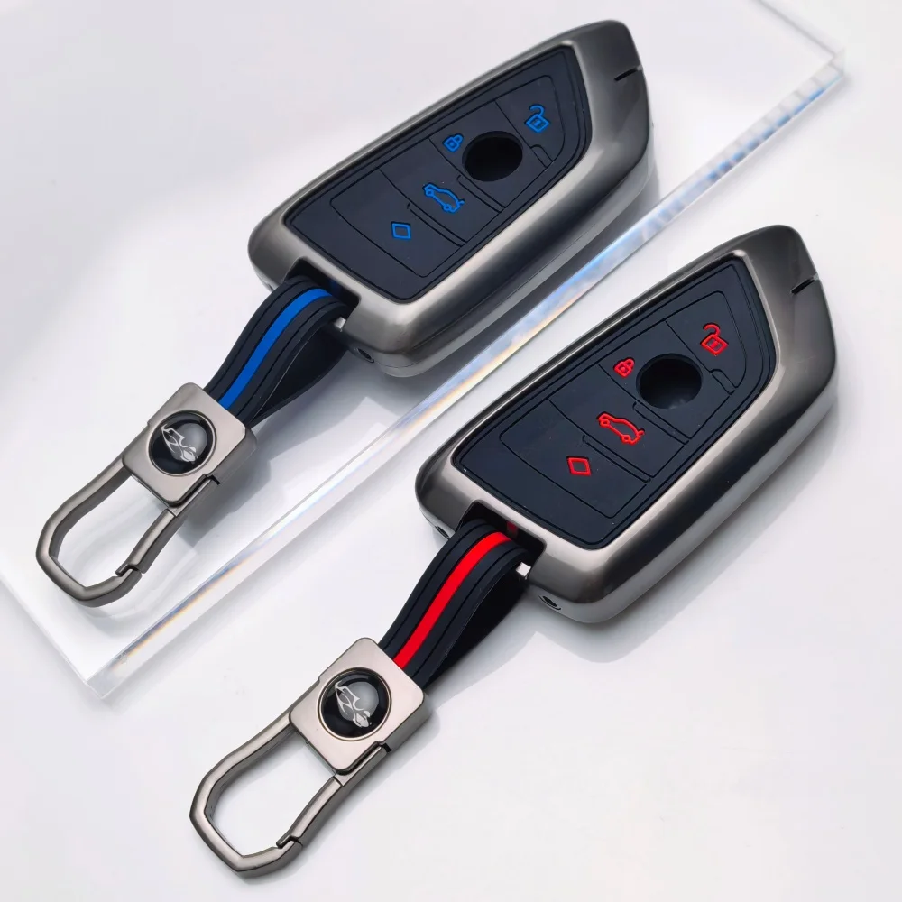 Premium Zinc Alloy Silicone Key Case Cover