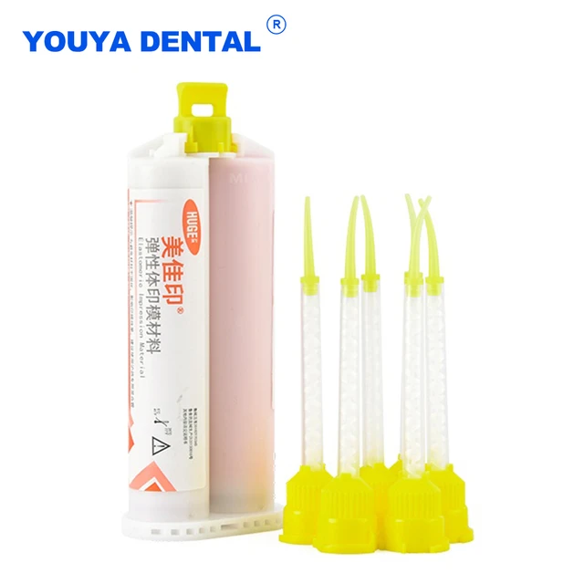 Dental Impression Material Putty Silicone Rubber Elastomeric Impression  Material Type 3/0 For Mixing Tips Tubes Heads Light Body - AliExpress