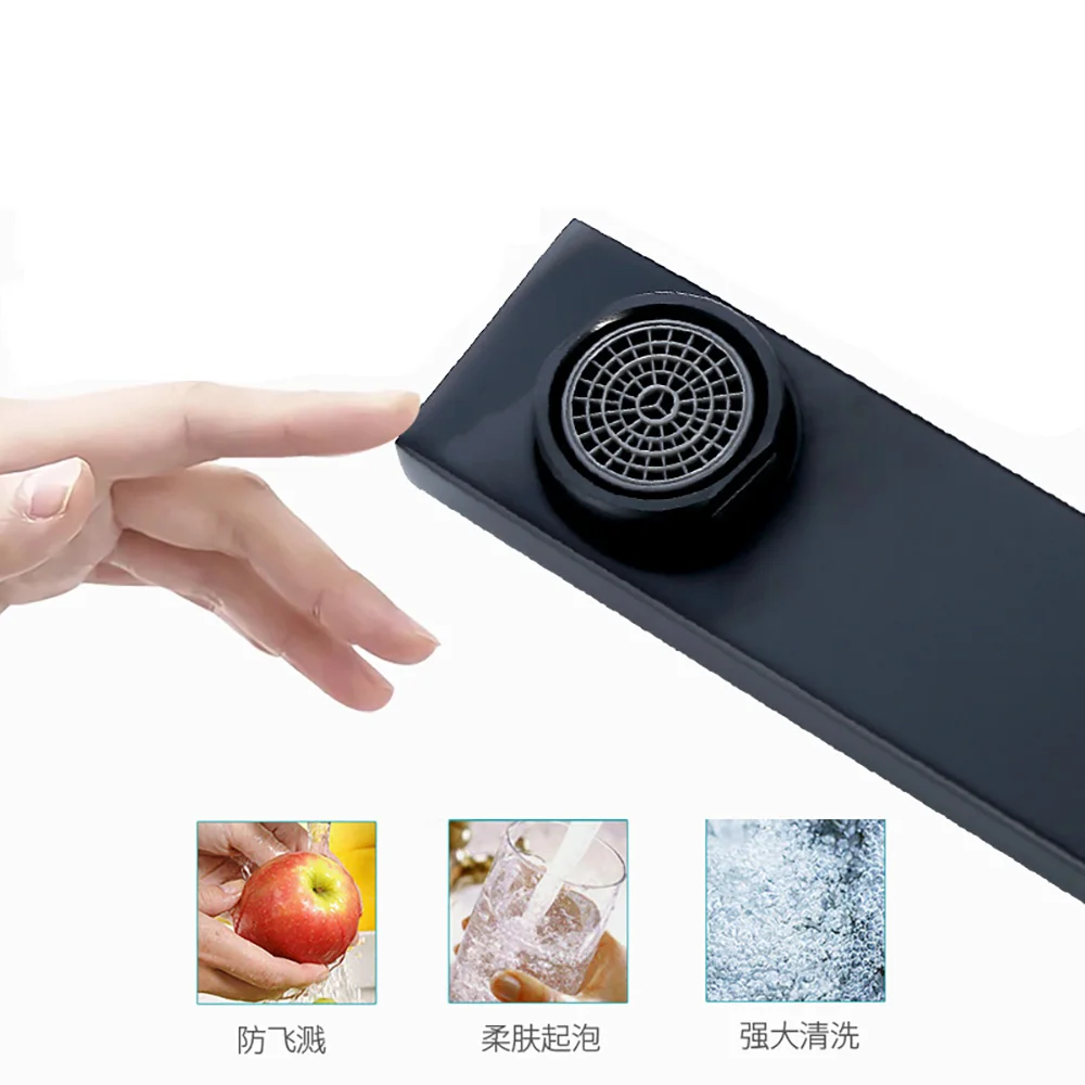 Kitchen Faucet Washbasin Faucet electroplating refined copper hot and cold rotatable faucet accessories