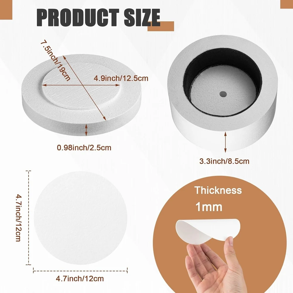 Glass Fusing Kiln Glass Fusing Melting Microwave Kiln With 50Pcs Kiln Paper For Home Use Pottery Tool Set Large Capacity Glass Jewelry DIY Kit