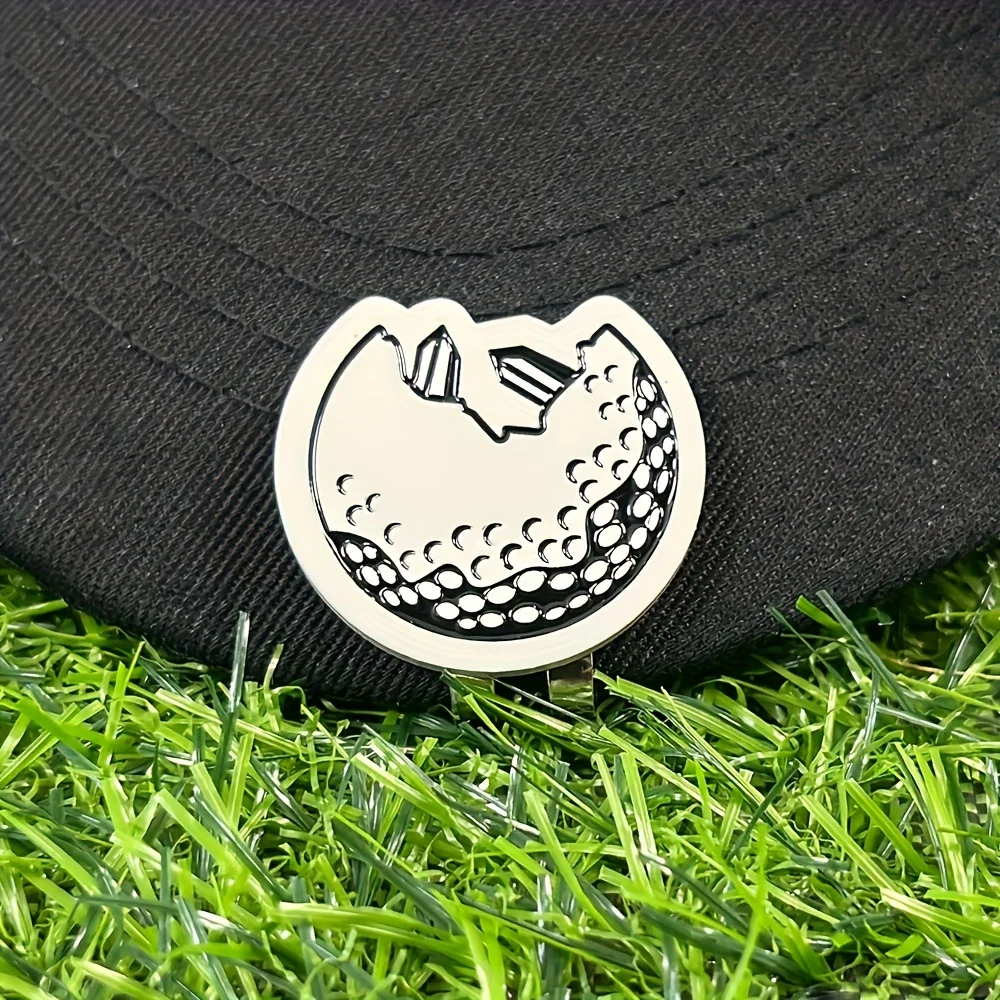 Magnetic golf cap clip versatile and durable with a simple and personalized style perfect gift for golf enthusiasts