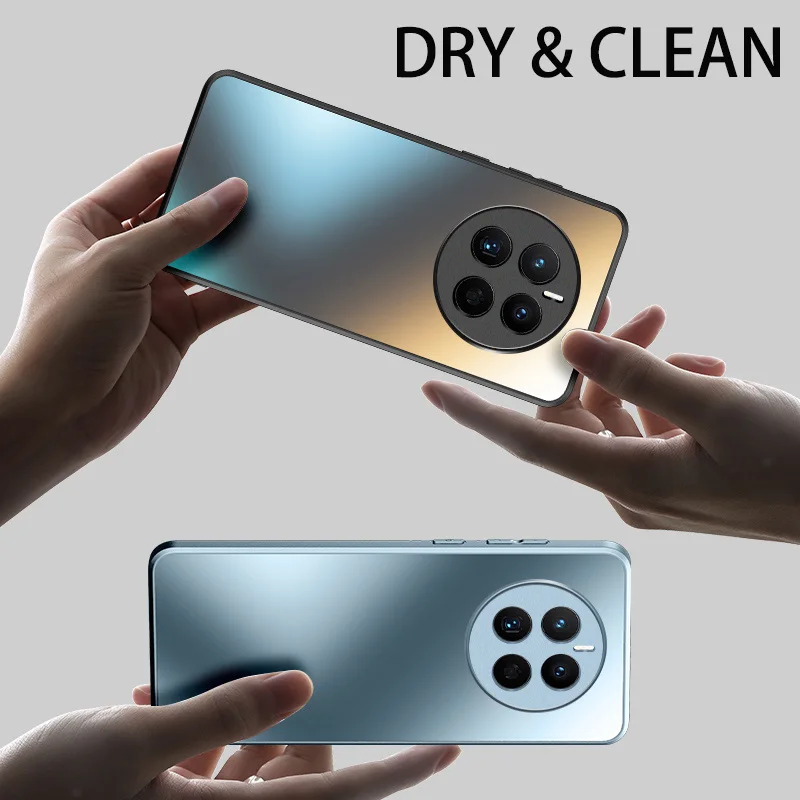 Custodia protettiva rigida in silicone Celular Glitter AG per Huawei Mate 60 50 Pro mate 40 30 pro Pure Matte Frosted_voghion.com