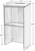 Portable Podium Stand Hostess Stand Desk with Adjustable Shelf for Churches, Lectern Classrooms, Office (White) USA 2
