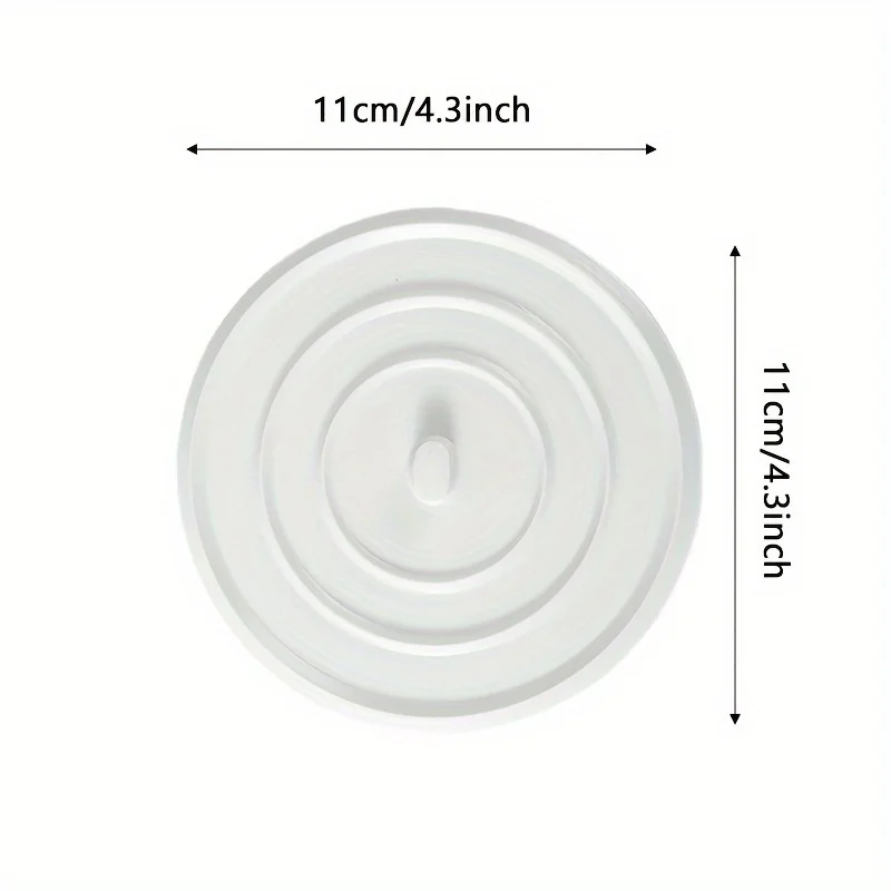 Flat Suction Sink Plug Silicone Bathtub Plug Silicone Drain Plug Hair Shower Flat Suction Cup Cover bathroom sink plug bathtub stopper 1pc