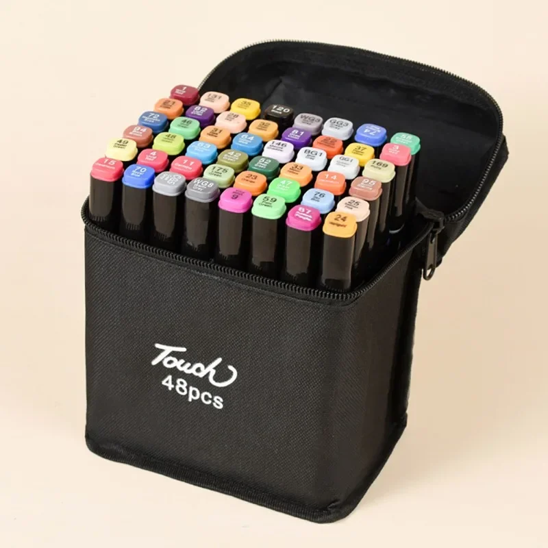 12/24/30/36color marker pen set touch color children's 12/24/30/36 color oil-based dual head watercolor pen washable watercolor pen watercolor pen highlighter markers