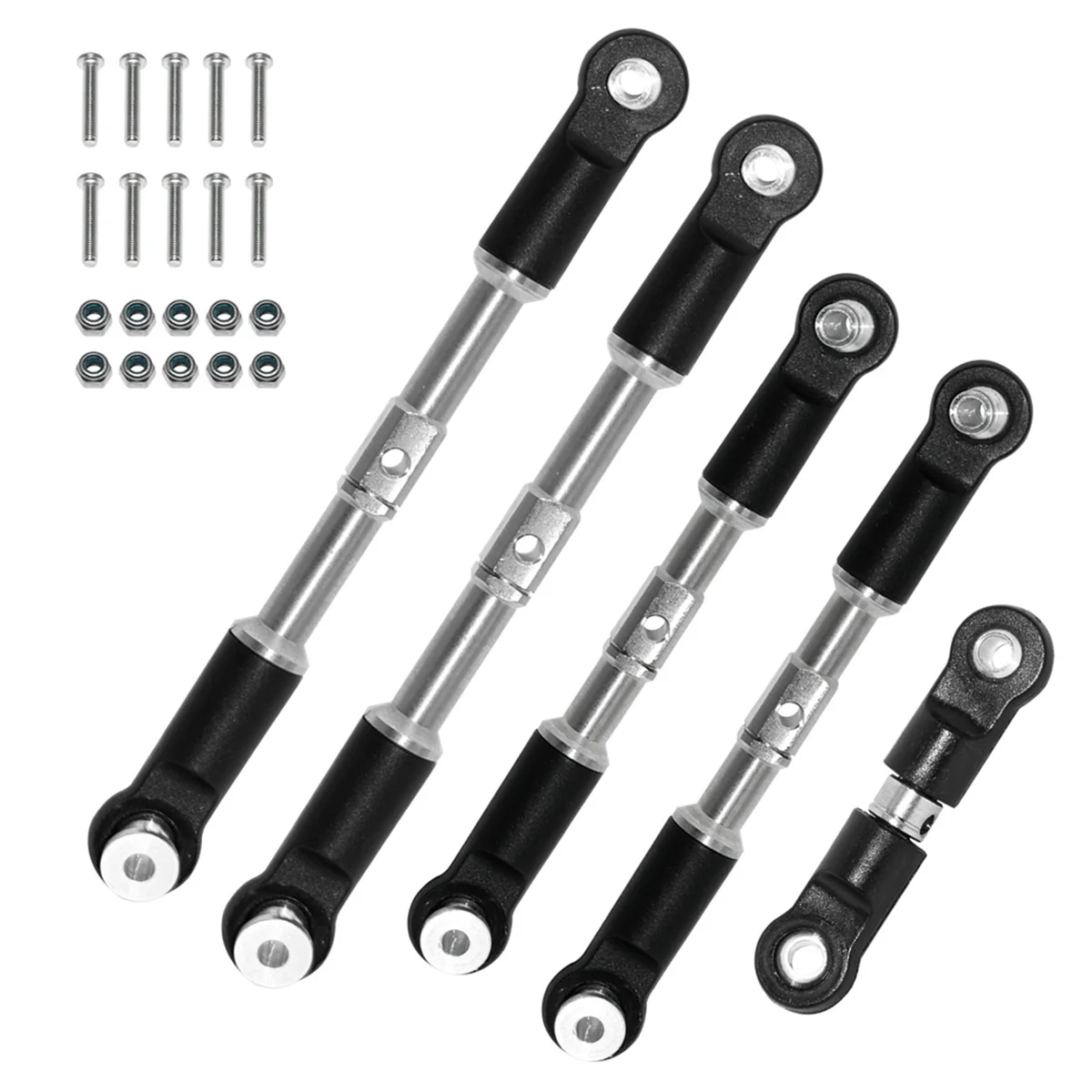 BAAU RC Car Upgrade Pull Rods Rotating Shaft Tie Rod Set for Arrma 1/7 Infraction Limitless Felony 1/8 Upgrade Parts