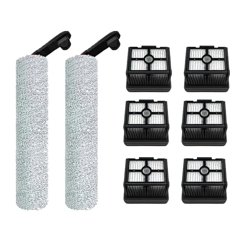 1 Set Core Soft Roller Brush Wet Dry Aspirapolvere Filtro Hepa Per Dreame H12 Pro / H12 Plus/H12 Pezzi Di Ricambio