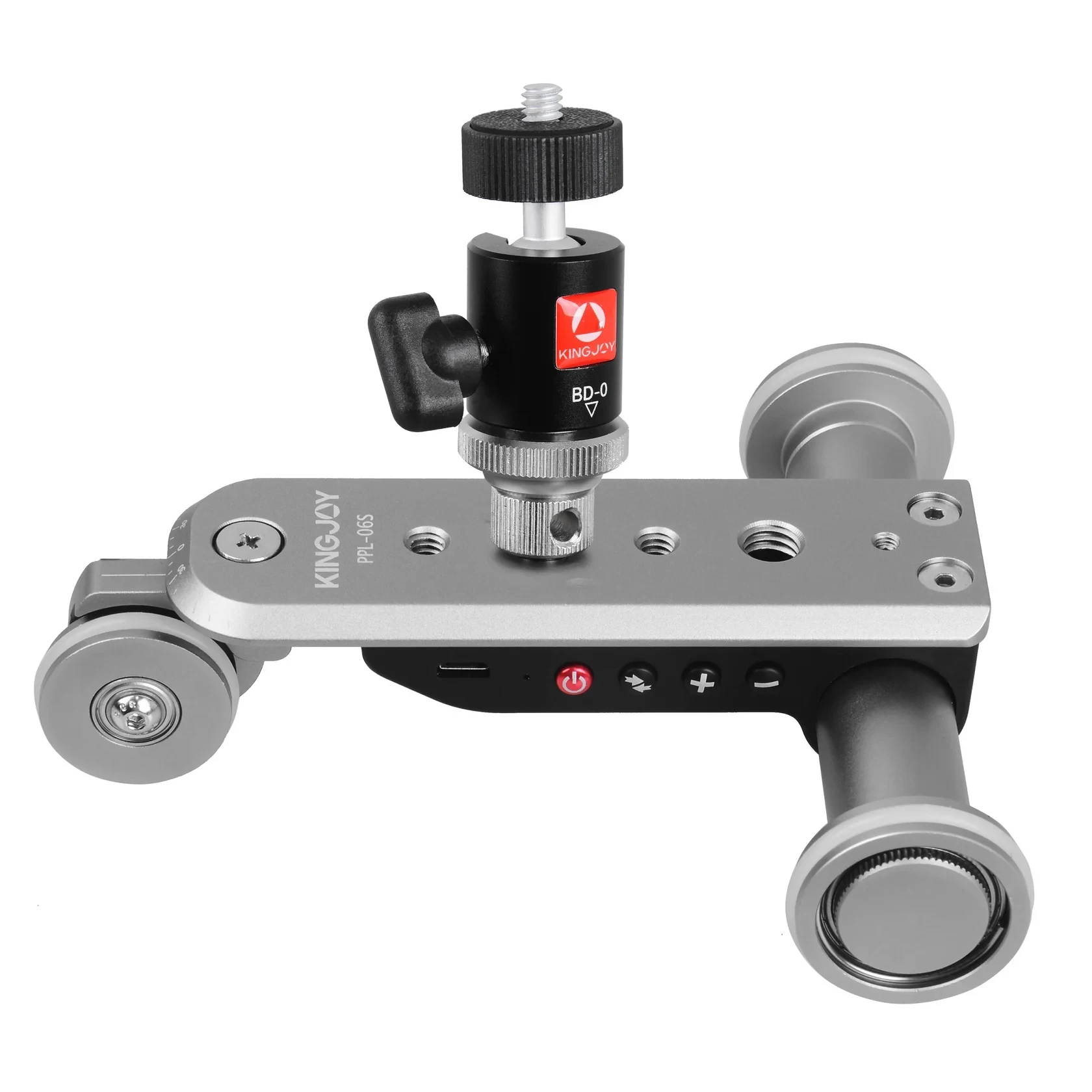 Kingjoy PPL-06S motorized rail rolling track slider dolly car table for macro/low angle video and time-lapse shooting