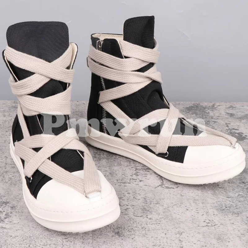 

Unisex Style Ankle Boots Spring Autumn Cross Belt Upper Design Round Head Thick Bottom Short Boots Fashion Comfort Female Shoes
