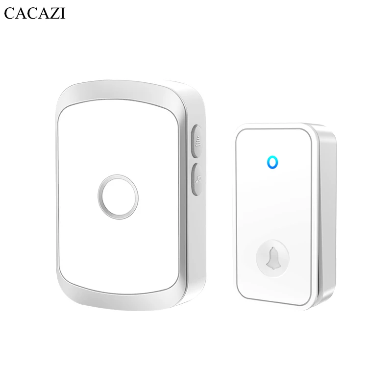 

CACAZI New Smart Self-powered Doorbell Intelligent Wireless Doorbell Waterproof 150M Remote EU UK US Plug smart Door Bell Chime