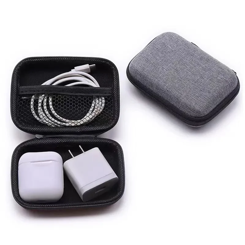 Tragbare Aufbewahrungstaschen in Verschiedenen Größen für Airpod Earpods KZ BA10 AS10 ES4 Ladekabel Zubehör Mini-Aufbewahrungstasche Beutel – Detail 6