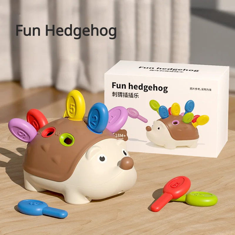 

Hedgehog Montessori Baby Toys Hand-eye Coordination Fine Motor Training Develop Concentration Children Sensory Educational Toy