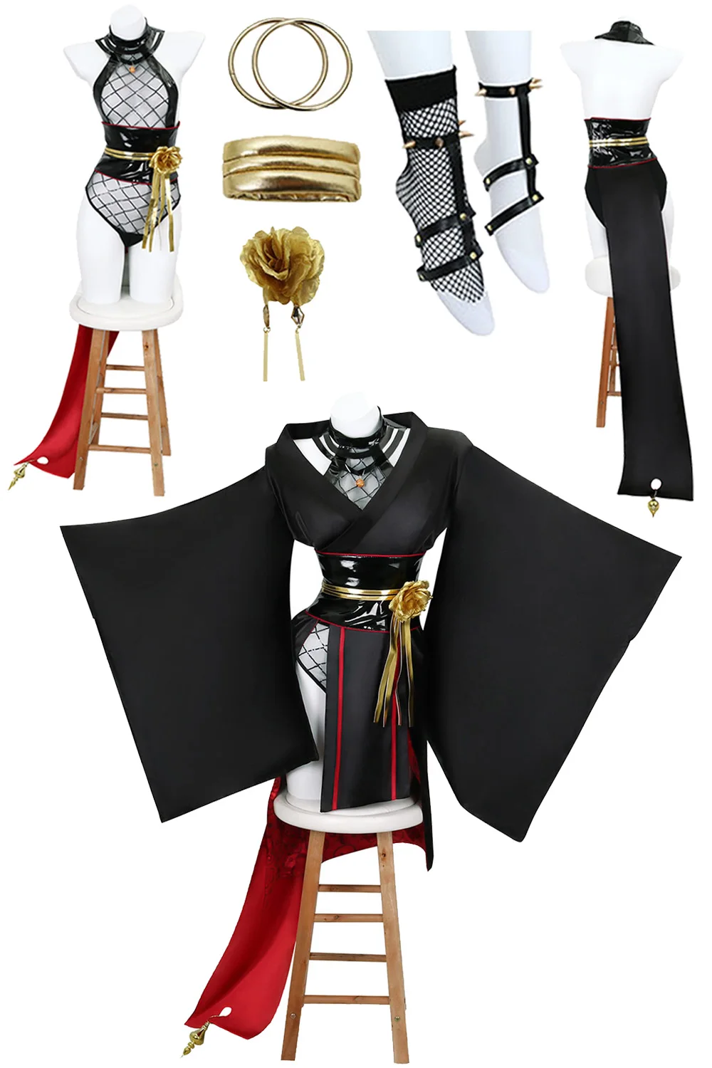 

Yor Forger Cosplay Fantasy Sexy Dress Costume Anime Spy X Family Roleplay Headpins Socks Bracelet Outfits Women Halloween Suits