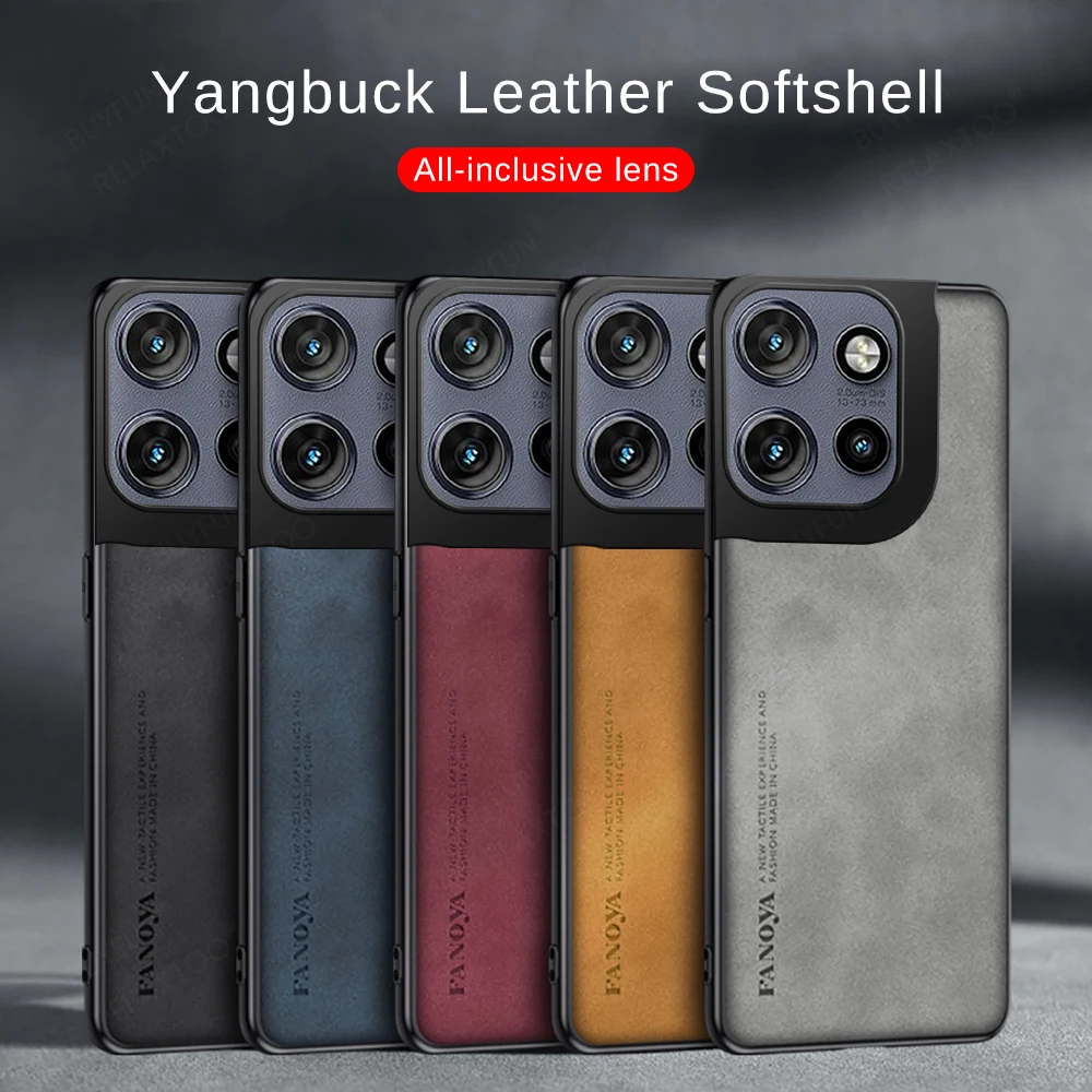 Phone Case Leather Protector Case For Motorola Edge 50 Neo Edge50Neo 5G Soft Back Cover Shell phone case leather phone case phone protector cover phone waterproof case