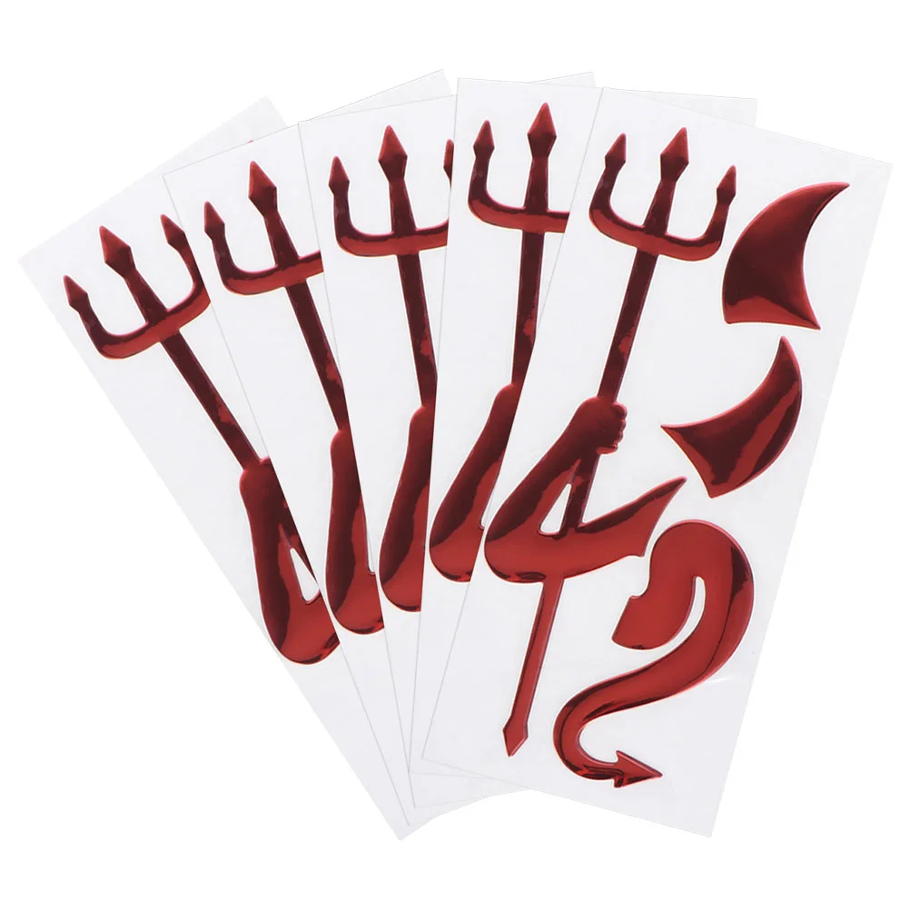 

Little Car Stickers Bumper for Men Decal Funny Demon Decoration Decals Truck Nail