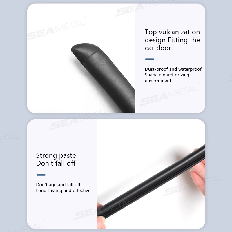 SEAMETAL باب السيارة الفجوة ملء قطاع مرنة المطاط س...