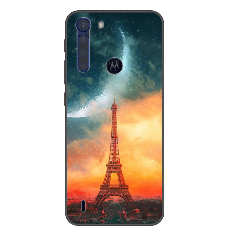 Fashionable Cool Soft Silicone Cover for Motorola One Fusion+ Phone