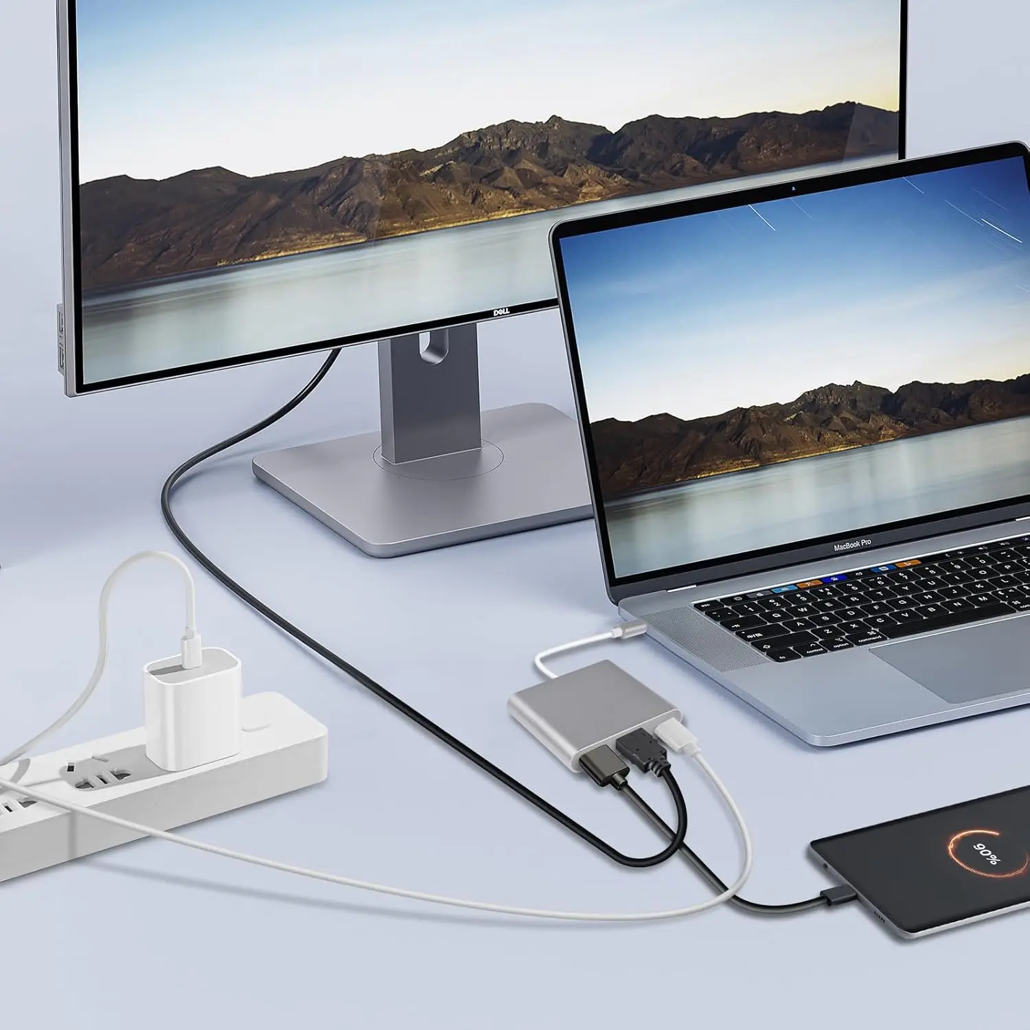Premium USB-C to HDMI 4K Multiport Adapter with USB 3.0 Connectivity