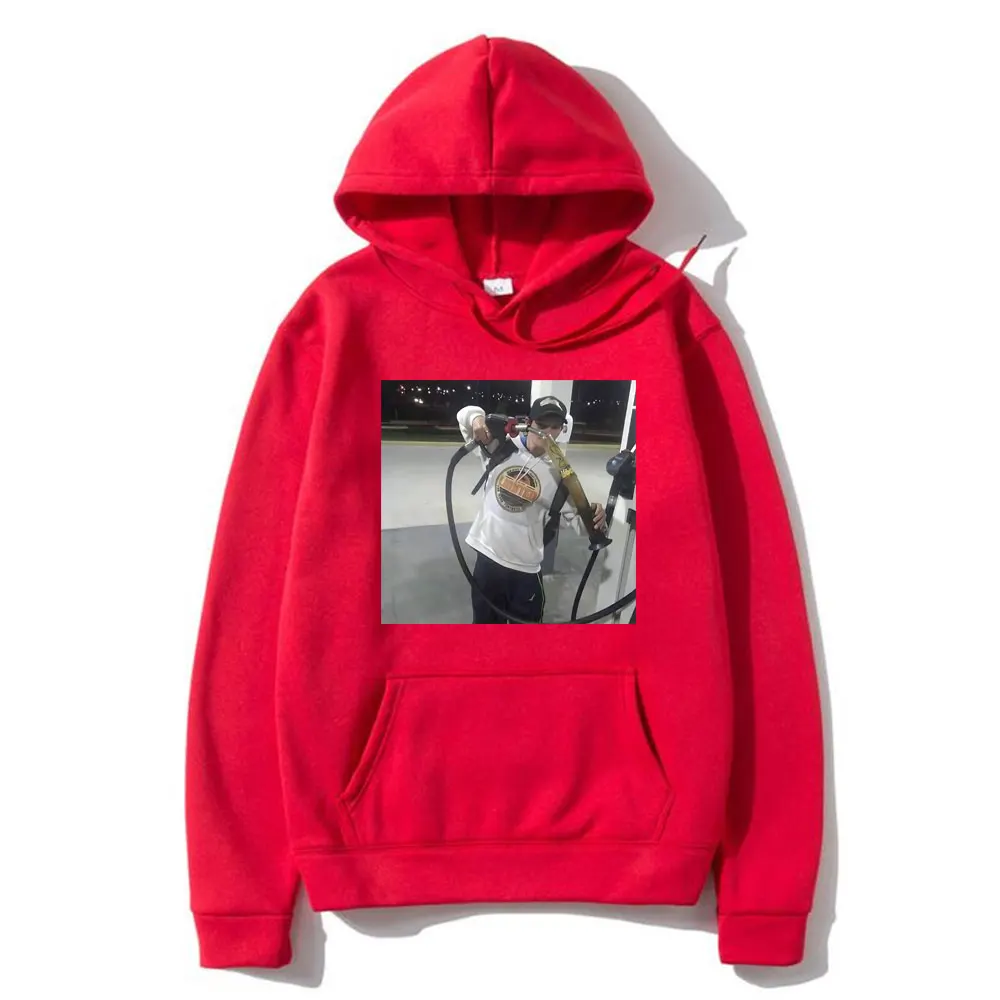 Petrol Bong Funny Meme Print Hoodie Male Vintage Streetwear Men Women Casual Oversized Sweatshirt Unisex Fleece Cotton Hoodies