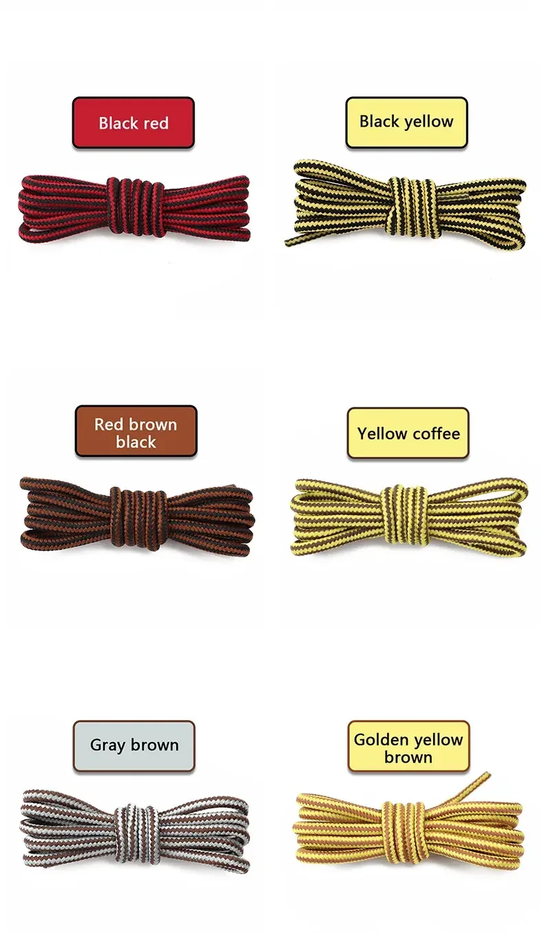Striped round shoelaces image 8