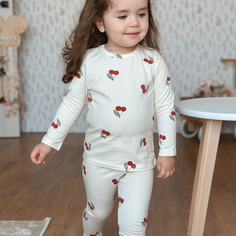 1-6Years Toddler Kid Baby Boy Girl Clothes Set Cotton Infant