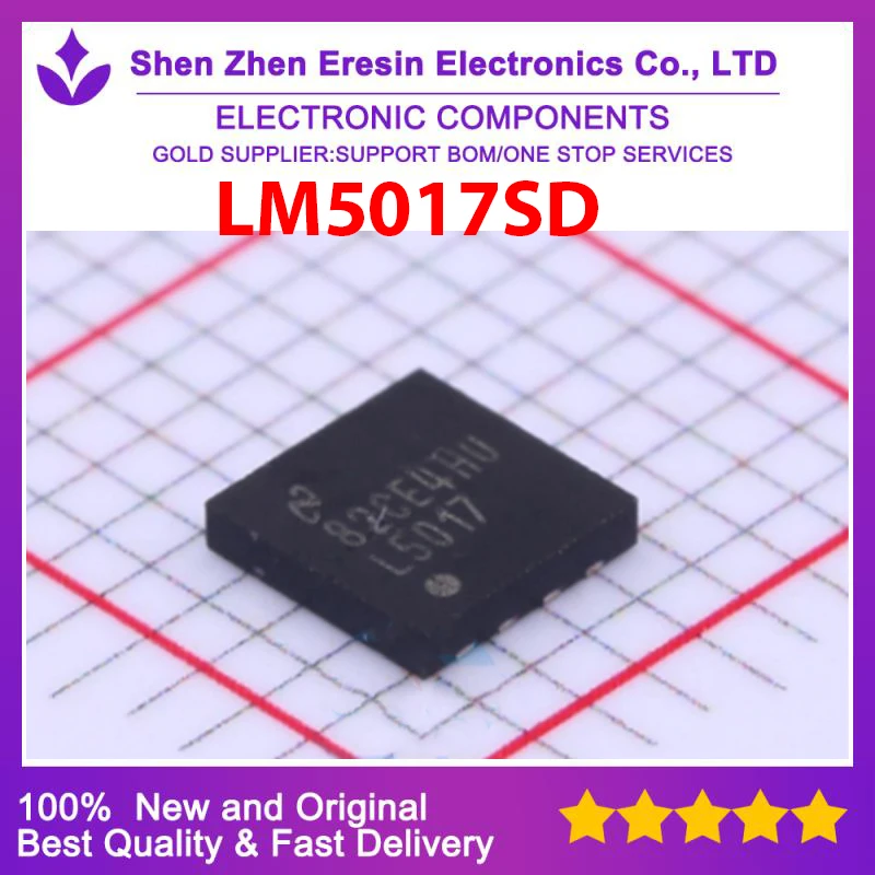

Бесплатная доставка, 1 шт./лот LM5017SD QFN8, новый и оригинальный
