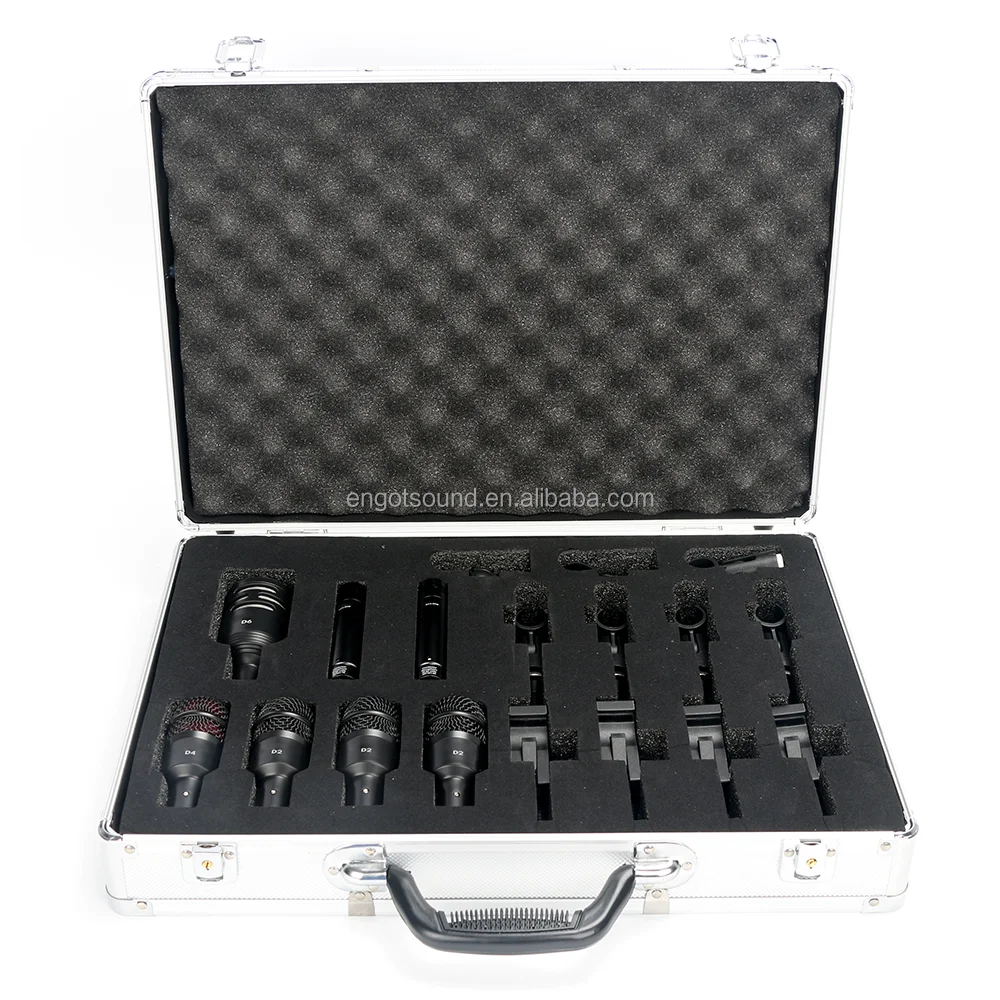 Dp72StudioDrumKaraokeMikrofonSet7StckDrumMicKitGruppeKick