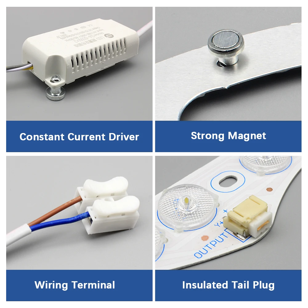 Led Module For Ceiling Lights Dimming 220V Replacement  Led Light Panel 72W 96W Energy Saving Module Lamp For Ceiling Fan Lamps 5