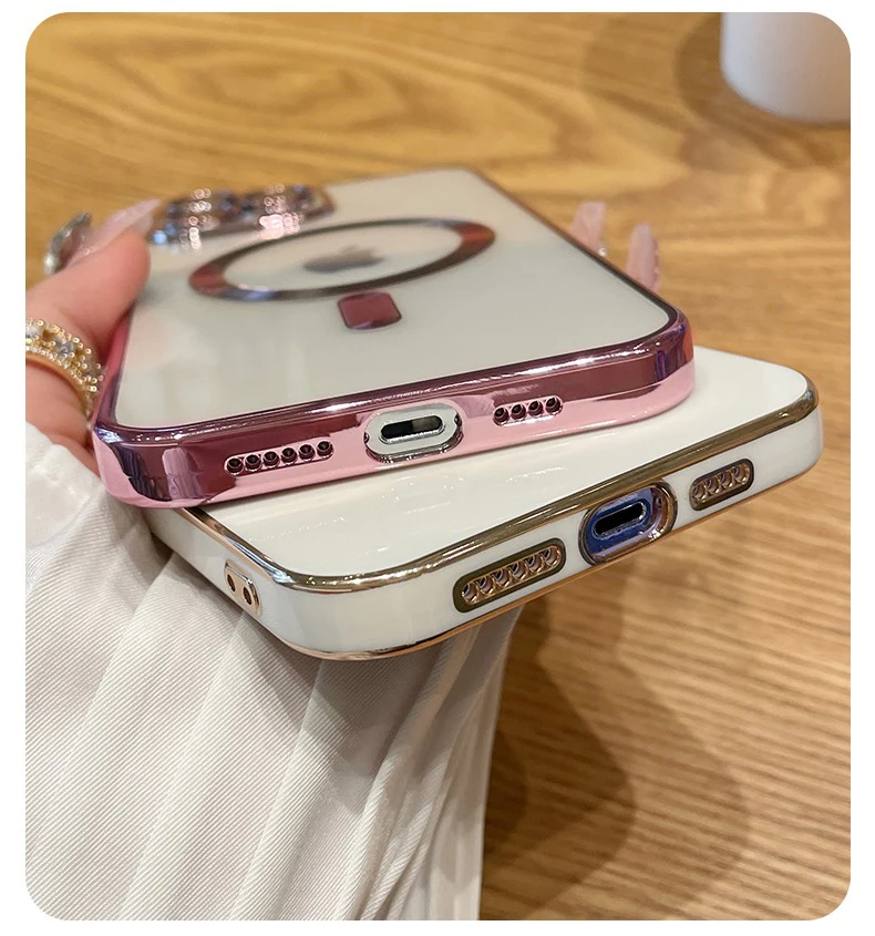 Luxury MagSafe Magnetic Case | Slim Wireless Charging Cover with Camera Protection
